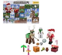 Mattel Calendario de adviento Minecraft 3.25'' Marrón Niños