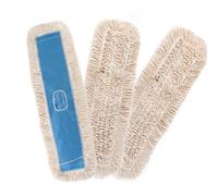 Matthew Cleaning - Recambio de fregona de algodón de resistencia industrial de 91 cm, lavables, para uso residencial y comercial, para marcos de mopa de polvo estándar, madera dura, suelos de