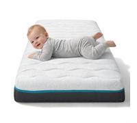 MATTREX | Colchón Cuna Viscoelástico Premium con Doble Funda 120x60x12 - Colchón Cuna Reversible Verano/Invierno - Colchónes Cunas Certificado Oeko-Tex con Tejido Aloe Vera
