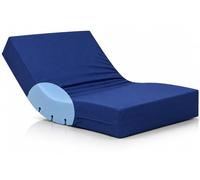 MATTREX | Colchón Gériatrico 105x190 Altura 15 cm ignífugo Funda Impermeable Lavable Cama Articulada - Colchón Sanitario ergonómico, Transpirable y desenfundable 100% Made in Spain