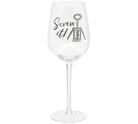 Maturi Copa de vino humorística 'Screw It!', 420 ml, en caja de regalo