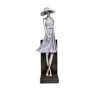 Maturi Figura de niña en Vestido de Verano, Kunststoff, Multicolor, 15.5 x 10 x 36cm