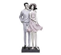 Maturi Figura de Pareja en Vestidos de Verano, Multicolor, 21 x 15 x 41cm