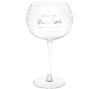 Maturi Vaso de ginebra con corazones 'First My Grandma Forever My Friend' - 625 ml