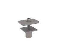 MAUL Adaptador de mesa MAULsirius plata en acero instalación discreta