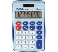 MAUL Calculadora de mesa MJ 450 Solar compacta azul claro