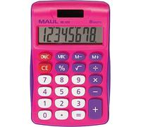 MAUL Calculadora de mesa MJ 450 LCD 8 dígitos compacta Rosa