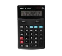 MAUL Calculadora Mesa MCT 500 Negra LCD 12 dígitos Solar batería