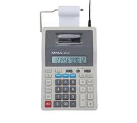 MAUL Calculadora de mesa MPP 32 impresión bicolor y pantalla, todas las funciones, Gris