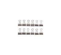 MAUL Clip sujetapapeles mauly® 12 pinzas plateadas de metal 15 mm