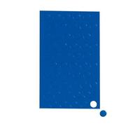 MAUL Imanes redondos 50 piezas rotulables Ø1 cm azul