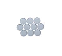 MAUL Imanes redondos Gris pack 10 agarre firme 1 kg