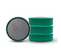MAUL Imanes redondos MAULsolid verdes 4 piezas sujeción 1,5 kg