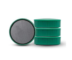 MAUL Imanes redondos MAULsolid verdes 4 piezas sujeción 1,5 kg