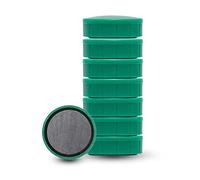 MAUL imanes redondos MAULsolid verdes para oficina y pizarra pack 8