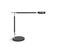 MAUL Lámpara de mesa LED MAULgrace negra regulable brazo doble aluminio
