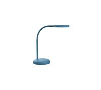 MAUL Lámpara de escritorio MAULjoy – LED 3000K, 26 x 13.7 x 33.5 cm, con soporte – Atlantic Blue