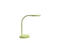MAUL Lámpara de escritorio MAULjoy – LED 3000K, pequeña con soporte, 26×13,7×33,5 cm – Lime