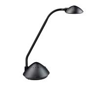 MAUL Lámpara de mesa MAULarc LED negra flexible para escritorio