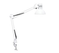 MAUL Lámpara de escritorio MAULstudy LED pinza ajustable brazo articulado metal blanco 44 cm