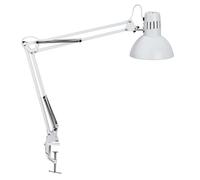 MAUL Lámpara de escritorio MAULstudy – LED con brazo articulado y soporte ajustable – Blanco