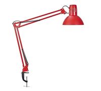 MAUL Lámpara de escritorio MAULstudy – LED con brazo articulado y soporte ajustable – Rojo