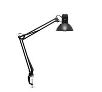 MAUL Lámpara de pinza MAULstudy – LED, brazo articulado y soporte ajustable – Negro