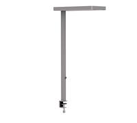 MAUL Lámpara escritorio MAULjaval LED regulable plata con pinza