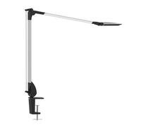 MAULspace, Lámpara de mesa LED de aluminio, regulable, 46 cm de altura, 2080 lux, color plateado
