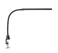 MAUL Lámpara LED de sobremesa MAULpirro, con pinza de sujeción, atenuable, negra 37 cm
