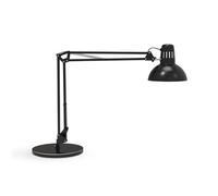 MAUL Lámpara de escritorio MAULstudy – LED, brazo articulado ajustable, acero, 49 cm, negro