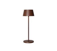 Lámpara de escritorio LED recargable regulable marrón