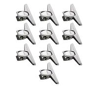 MAUL Letter Clips Standard Series. Nickelled pinza sujetapapel Metal 10 pieza(s) - Sujetapapeles (Metal, Níquel, 75 mm, 10 pieza(s))