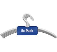 MAUL Percha Blanca MAULlena Pack 5 plástico Resistente