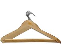 MAUL Percha de Madera MAULmira marrón con Barra para pantalón