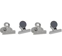 MAUL Pinza documentos MAULstandard metal plateado 2 unidades (Paquete de 2)