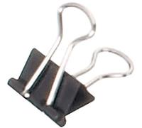 MAUL Pinzas abatibles mauly® 12 uds metal negro para 40 hojas | agarre firme, orden rápido, extracción cómoda, ideal para oficina y estudio, colgables para ahorrar espacio