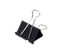 Maul Pinzas Sujetapapeles negras de 50 mm | 12 unidades