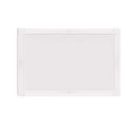 MAUL pizarra blanca MAULprimo 20 x 30 cm | Pizarra magnetica con bandeja para rotuladores | Pizarra para la oficina | Montaje en formato horizontal y vertical | Blanca