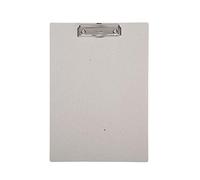 MAUL Portapapeles A4 MAULcreative gris vertical clip metálico | sujeción firme para notas, hasta 80 hojas a mano, cartón ligero de uso diario, ojal para colgar y ordenar