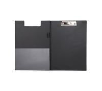 MAUL Portapapeles A4 MAULpoly negro con pinza plateada