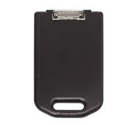 MAUL Portapapeles caja plástico ABS A4 negro grande extra plano con compartimento interior