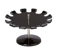 Maul redondo versión Premium soporte de sello sellos de metal rack para -, color negro 12 Stamps