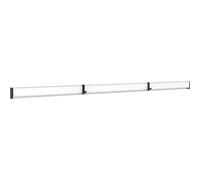 MAUL Regleta de pinza MAULtalent Aluminio blanco para pared
