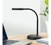 Lámpara de escritorio LED negra