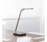 MAULpure lámpara de mesa LED, antracita, puerto USB