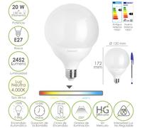 Maurer 19073188 lámpara led 4000 k 20 w e27