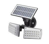 Maurer - aplique solar led doble con sensor de movimiento/crepuscular
