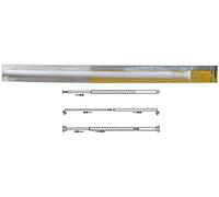 MAURER Barra Para Cortina Ducha Extensible Aluminio Blanco 70 a 125 cm.