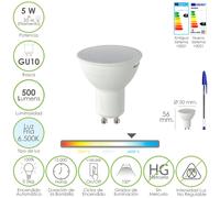 Maurer bombilla led dicroica rosca gu10. 5 watt. equivale a 30 watt. 5